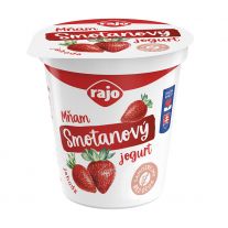 Rajo Mňam Jogurt Smotanový Jahodový 145 g