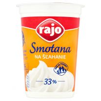 Rajo Smotana na šľahanie 33 % 250 ml
