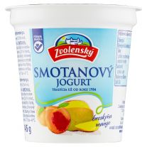 Zvolenský Smotanový jogurt broskyňa - mango 145g