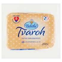 Babička Tvaroh tučný hrudkovitý 250 g