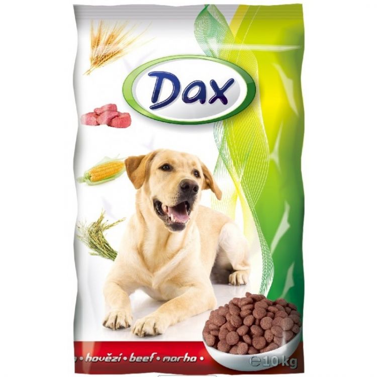 Dax granule pre psov s  hovädzím 10 kg