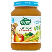 Ovko Jablková s karotkou 190 g