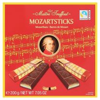 Maître Truffout Mozartsticks horká čokoláda s náplňou 200 g