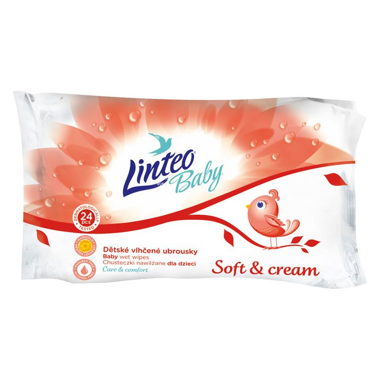 Linteo Baby Vlhčené detské obrúsky 24 ks