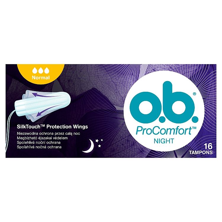 O.B.® ProComfort Night Tampóny Normal 16 ks