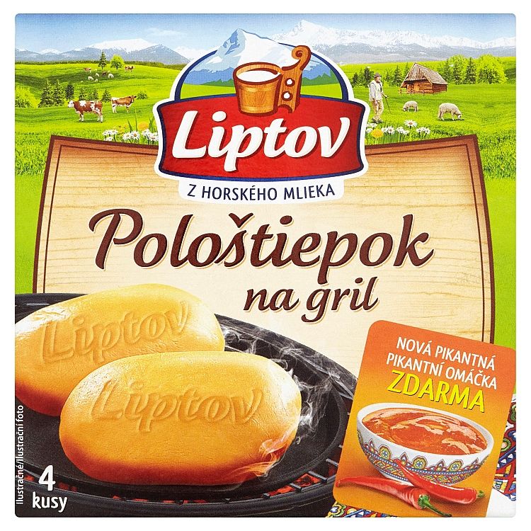 Liptov Pološtiepok na gril s pikantnou omáčkou 4 ks 290 g - eDELIA.sk