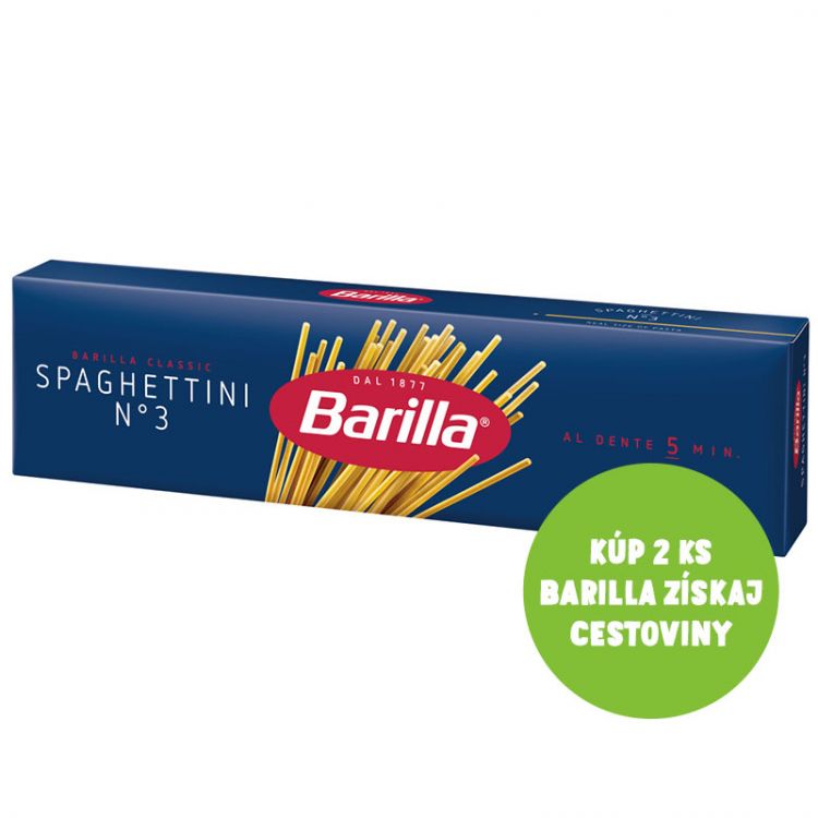 Barilla Spaghettini n.3 500 g - eDELIA.sk
