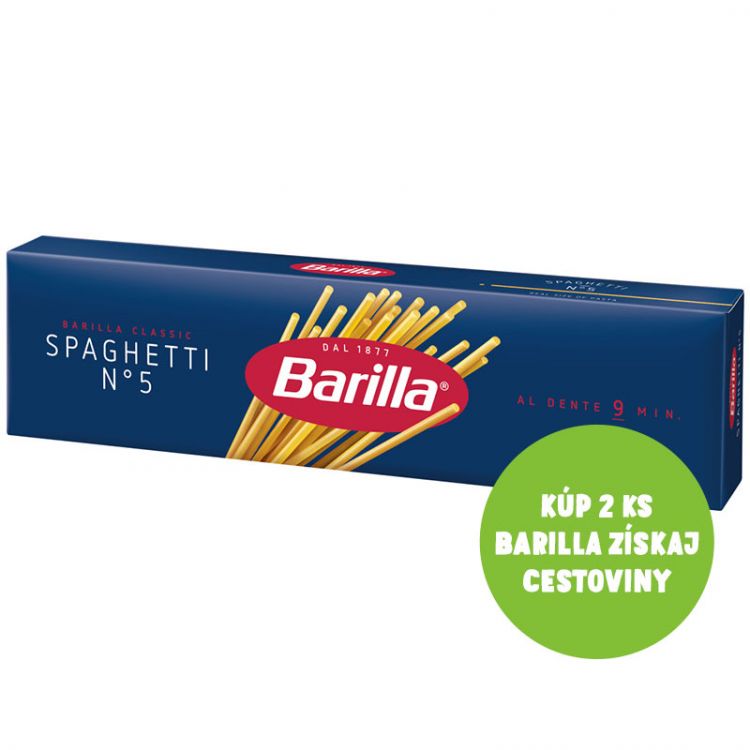 Barilla Spaghetti n.5 500 g - eDELIA.sk