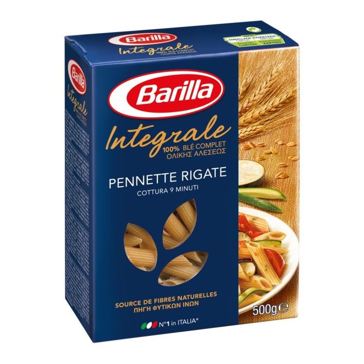 Barilla Pennette rigate integrale 500 g - eDELIA.sk