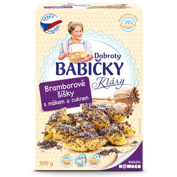 Dobroty babičky Kláry Zemiakové šúľance s makom 300g - eDELIA.sk