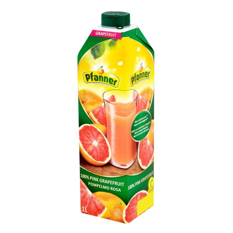 Pfanner Ružový grep 100% 1l - eDELIA.sk