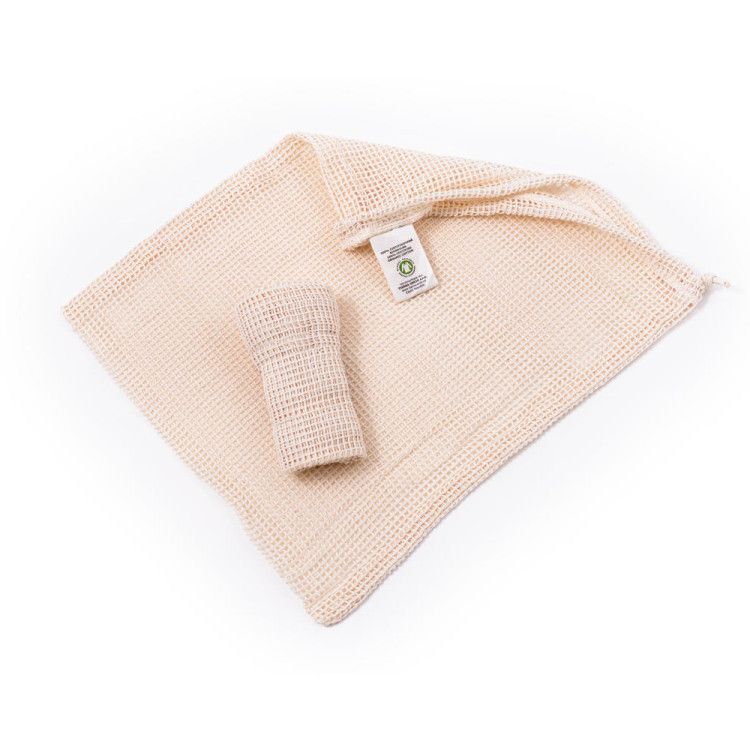 Tierra Verde Sieťové vrecko z biobavlny na ovocie a zeleninu stredné