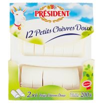Président 12 Petits Chévres Doux 200 g