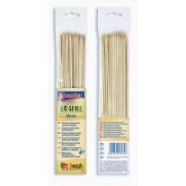 Spontex Grilovacie ihly bambusové 25 cm, 50 ks