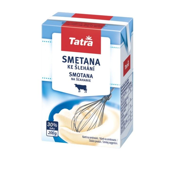 Tatra Trvanlivá smotana na šľahanie 30% 200g