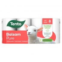 Tento Balsam Pure toaletný papier 3 vrstvy 8 kotúčov