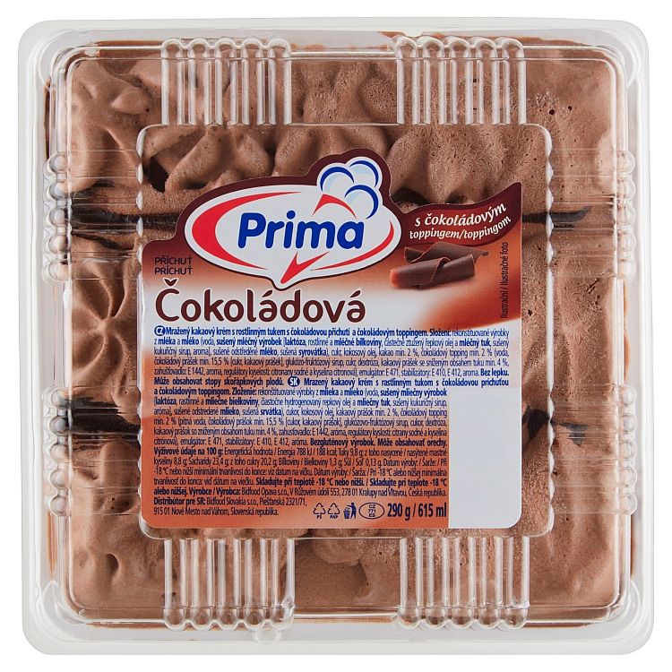 Prima Čokoládová príchuť s čokoládovým toppingom 615 ml