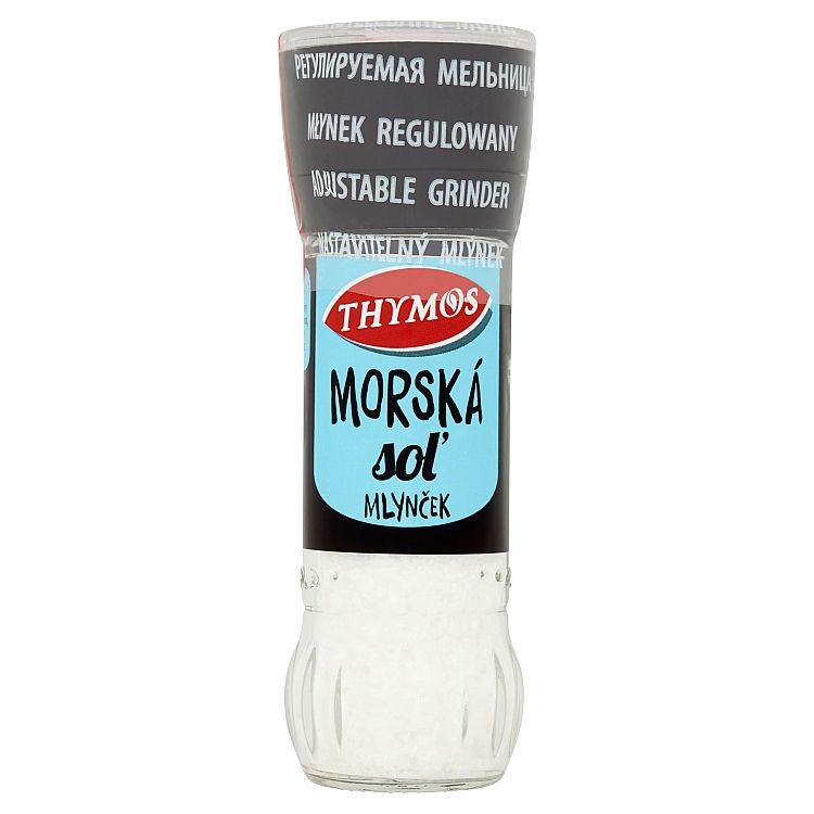 Thymos Morská soľ mlynček 110g - eDELIA.sk