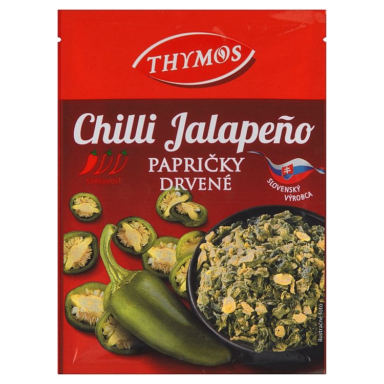 Thymos Chilli papričky Jalapeño drvené 8 g - eDELIA.sk