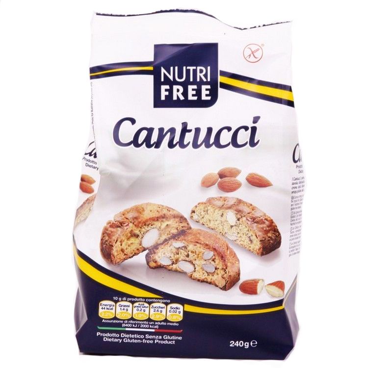 Nutrifree Cantucci mandľové sušienky 240g - eDELIA.sk