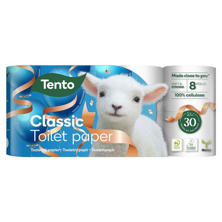 Tento toaletný papier Clasic 8 ks/ 3 vrst.