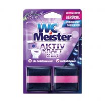 WC Meister Farbiaca kocka do nádržky WC Levanduľa 2x50g