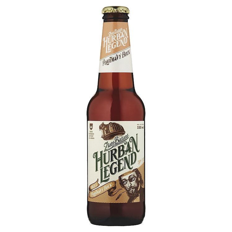 Zlatý Bažant Hurban Legend Polotmavý Bock 330 ml