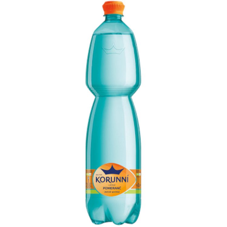 Korunní jemne perlivá pomaranč 1,5 l