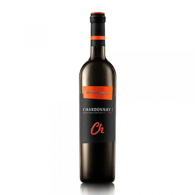 Château Topoľčianky Chardonnay slovenské akostné odrodové víno CH.O.P. suché biele 0,75 l - eDELIA.sk