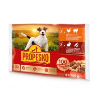 Propesko Kapsičky pre psov král-zel/kur - jah 4x100g