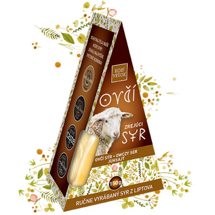 Kozí Vŕšok Ovčí zrejúci syr 150g - eDELIA.sk