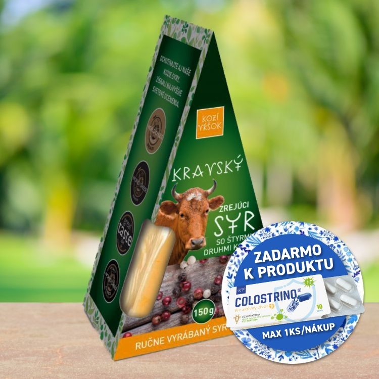 Kozí Vŕšok Kravský zrejúci syr 4 korenia 150g