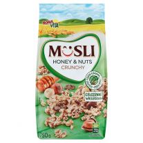 Bonavita Müsli s medom a orechami 750 g