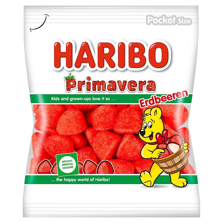 Haribo Primavera Edrbeeren penové cukrovinky 100 g - eDELIA.sk