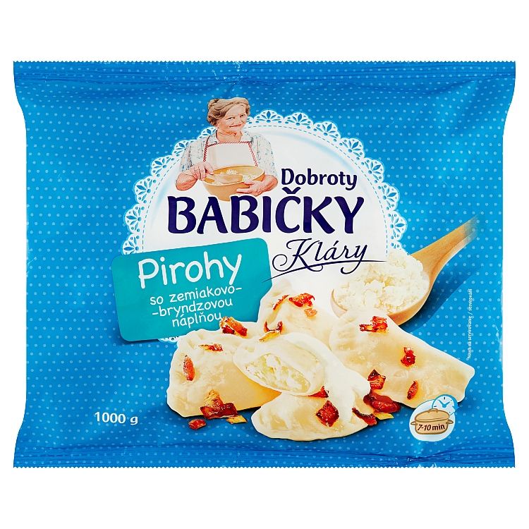 Dobroty Babičky Kláry Pirohy so zemiakovo-bryndzovou náplňou 1000 g - eDELIA.sk