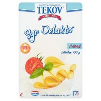 TEKOVSKÝ SYR Delakto plátky údený 100 g