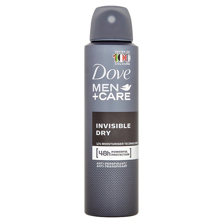 Dove Men+Care Invisible Dry antiperspirant sprej pre mužov 150 ml