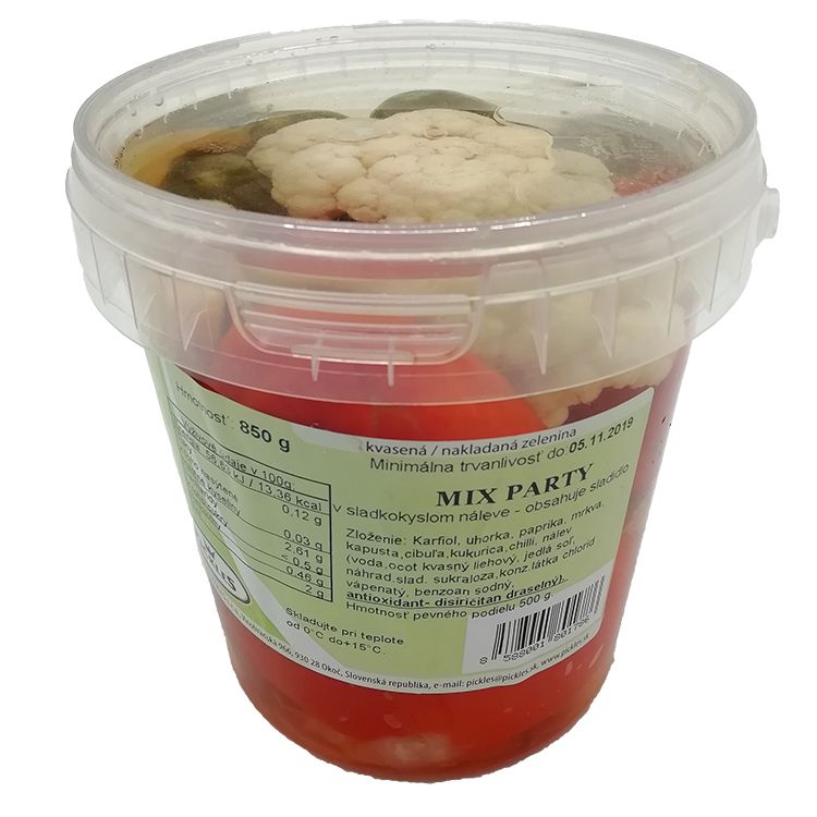 Pickles Párty mix v náleve 850 g