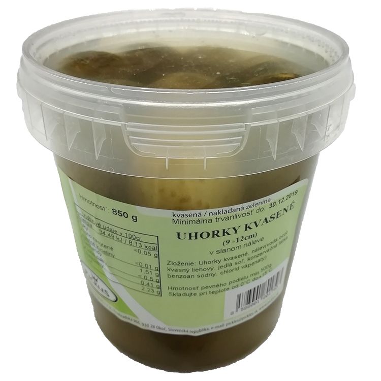Uhorky kvasené 850 g Pickles