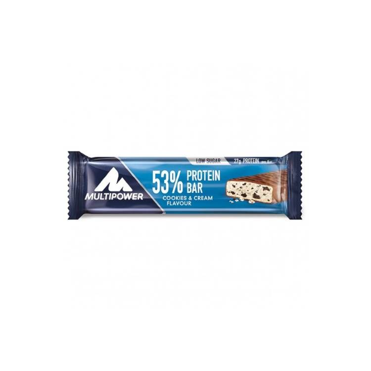 Multipower 53% Protein Bar 50 g Riege Cookies & Cream - eDELIA.sk