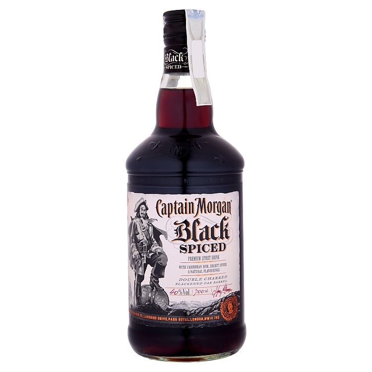 Captain Morgan Black Spiced liehovina 700 ml - eDELIA.sk