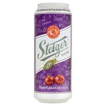 Steiger Light Radler Višňa Tmavé  500 ml