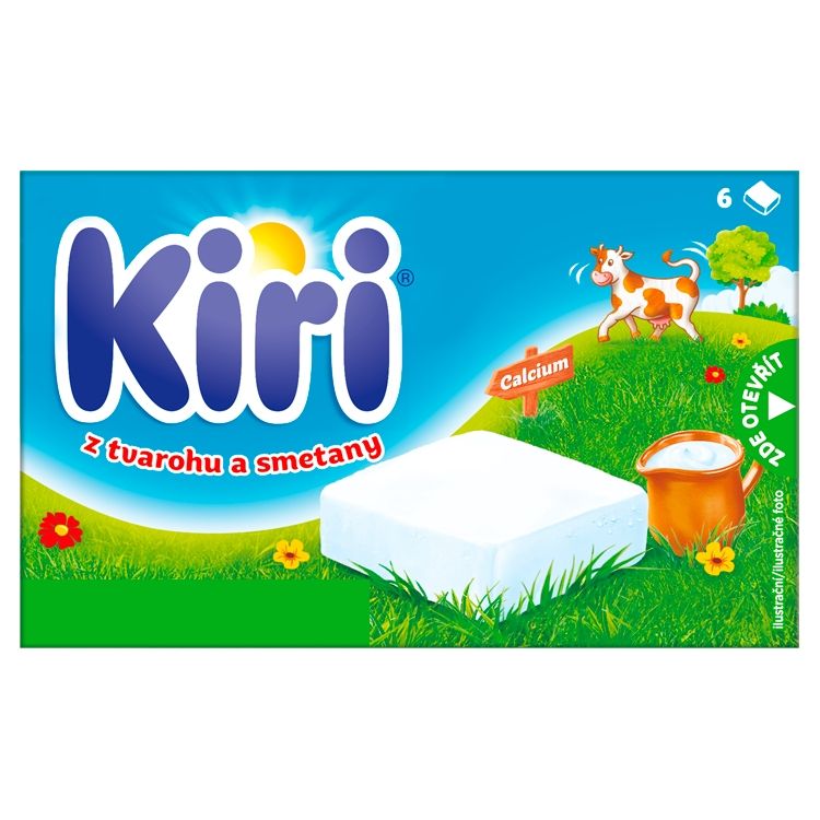 Kiri Roztierateľný tavený syr 6 ks 100 g
