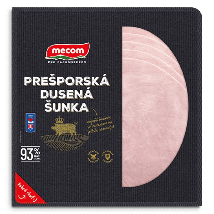 Mecom Prešporská dusená šunka 93% 100 g
