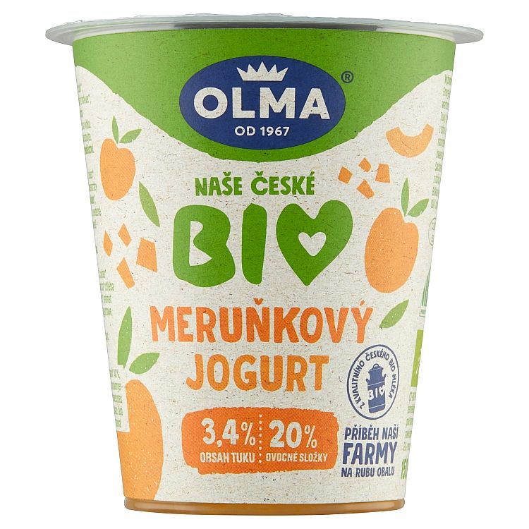 Olma Bio jogurt marhuľa 150 g