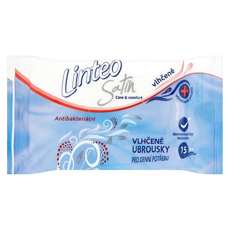 Linteo Vlhčené utierky pre dennú potrebu 15 ks