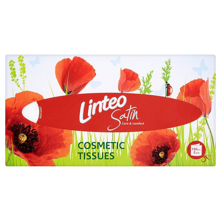 Linteo Papierové vreckovky 2 vrstvové 150 kusov