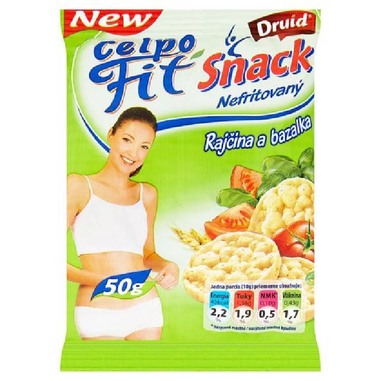 Druid Celpo Fit Snack rajčina a bazalka 50 g