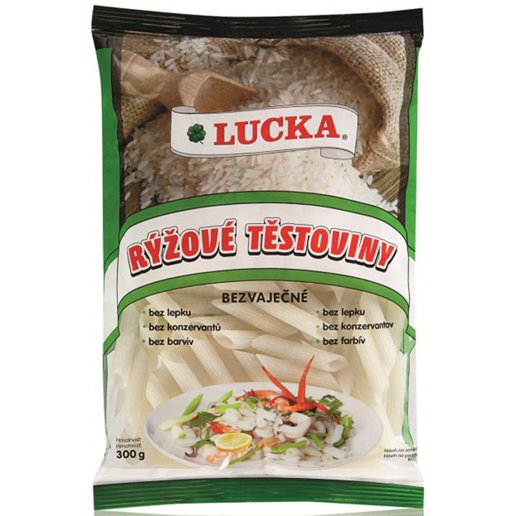 Lucka Ryžové cestoviny Penne  300 g