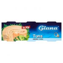 GIANA Tuniak vo vlastnej štave - kúsky 3x80g